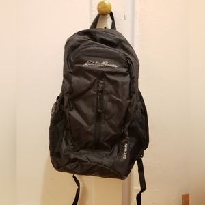 Black backpack - foldable